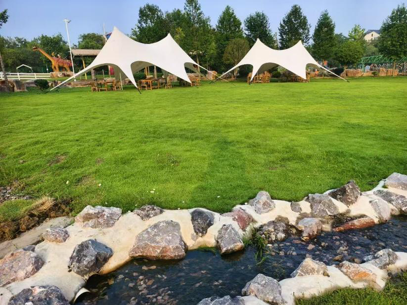佘村露营烧烤团建怎么排？向往的生活式一日行程 湖边营地+古村+龙出没乐园